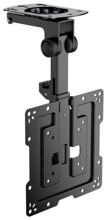 AISENS Soporte de Techo Giratorio, Plegable para Monitor/TV 20Kg de 19-43, Negro