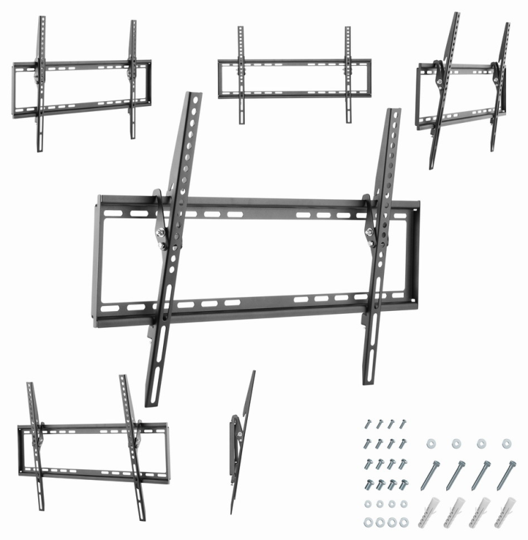 Gembird WM-70T-03 soporte para TV 177,8 cm (70") Negro