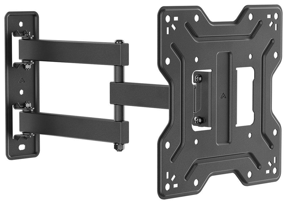 AISENS Soporte Eco Giratorio, Inclinable Para Monitor/TV 30kg (3 Pivotes) De 23"-43", Negro