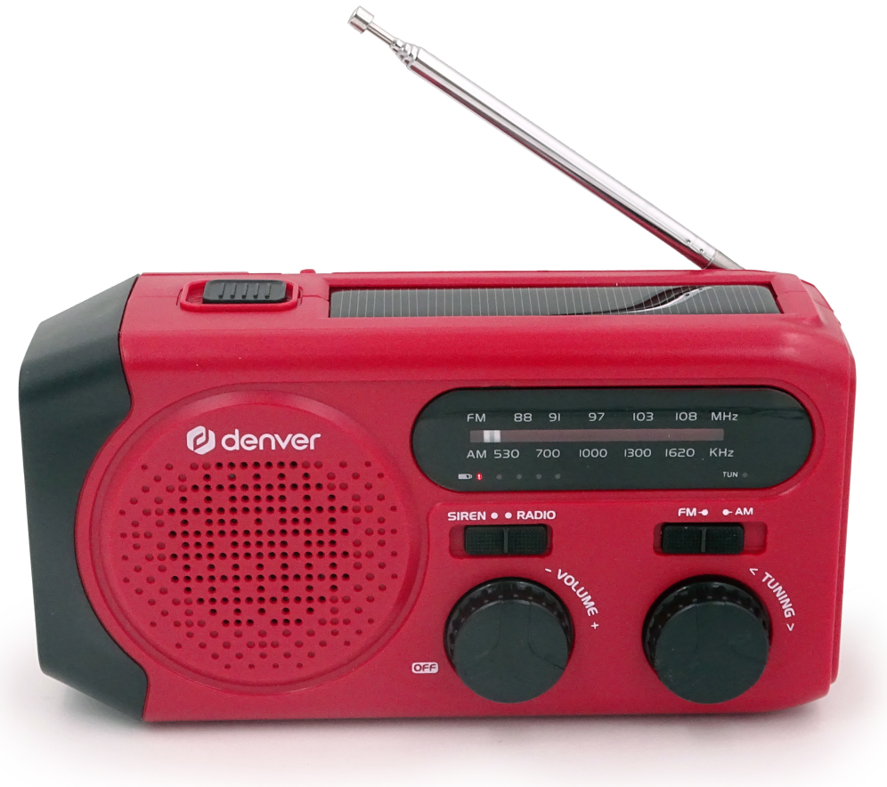 Denver SCR-2010MK2 radio Portátil Analógica Rojo