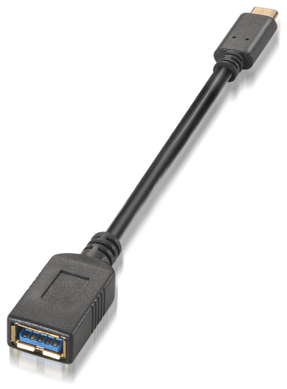 AISENS A107-0062 cable USB USB 3.2 Gen 1 (3.1 Gen 1) 0,15 m USB C USB A Negro