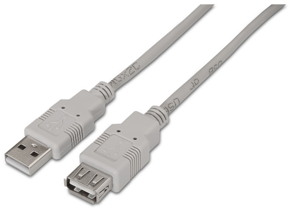 AISENS A101-0012 cable USB USB 2.0 1 m USB A Beige