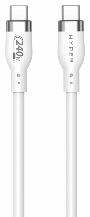 HYPER HJ4002WHGL cable USB USB 2.0 2 m USB C Blanco