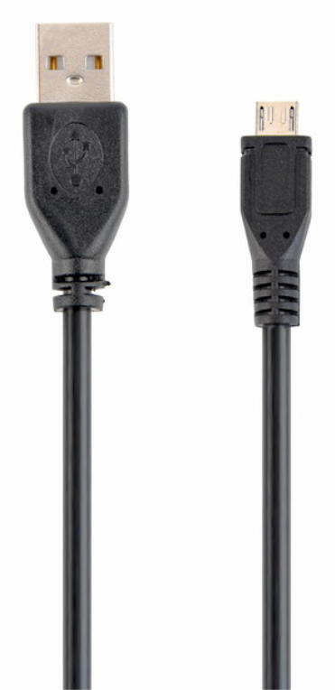 Gembird USB 2.0/microUSB 2.0, 0.3m cable USB 0,3 m USB A Micro-USB B Negro