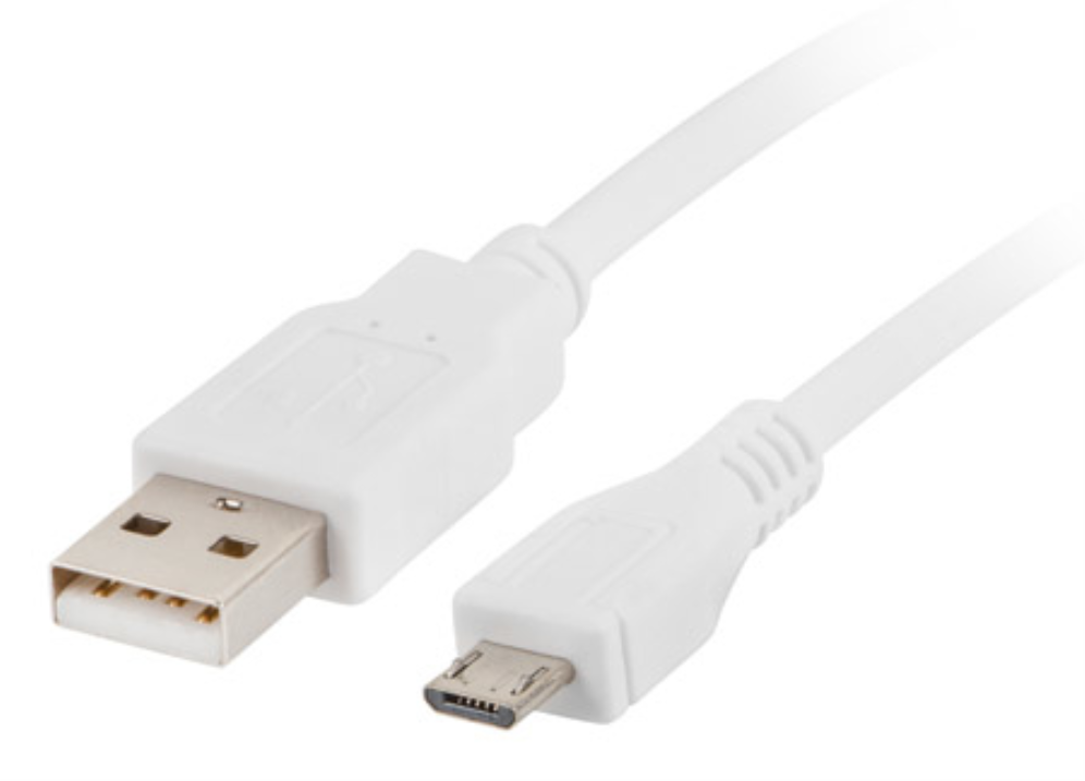 Lanberg CA-USBM-10CC-0018-W cable USB USB 2.0 1,8 m Micro-USB B USB A 0,48 Gbit/s Blanco