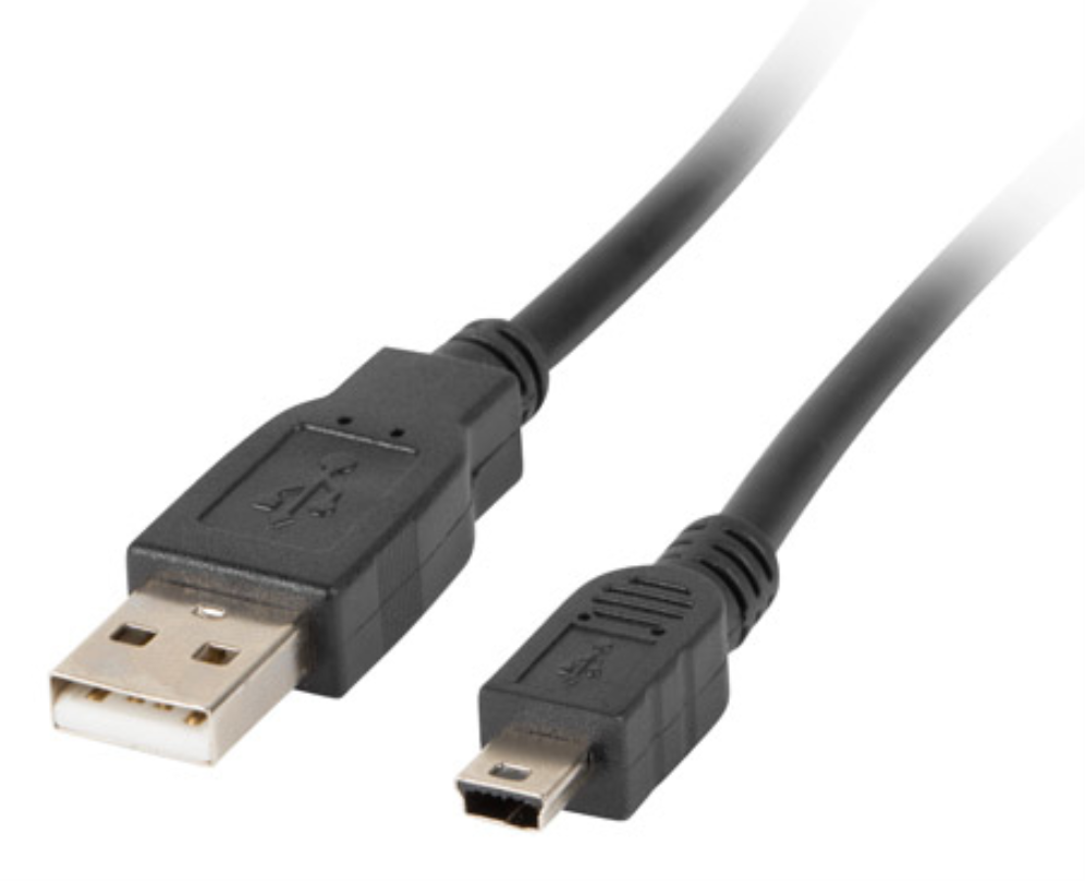 Lanberg CA-USBK-11CC-0018-BK cable USB USB 2.0 1,8 m Mini-USB A USB A Negro