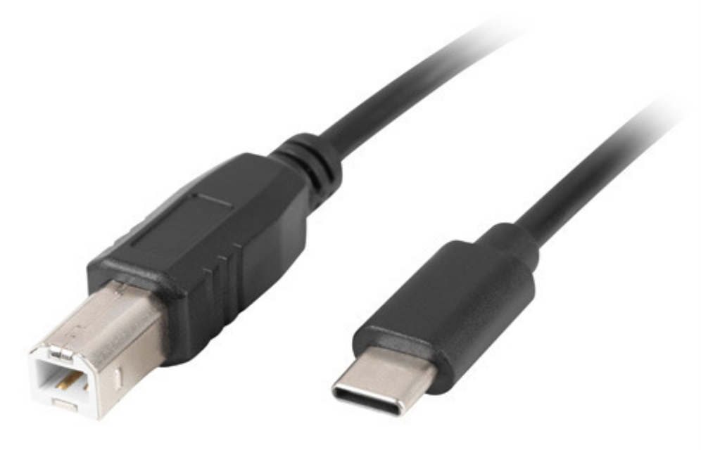 Lanberg CA-USBA-14CC-0018-BK cable USB USB 2.0 1,8 m USB B USB C Negro