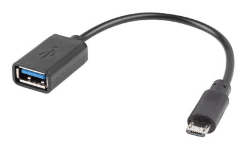 Lanberg AD-OTG-UM-01 cable USB USB 2.0 0,15 m Micro-USB A USB A Negro