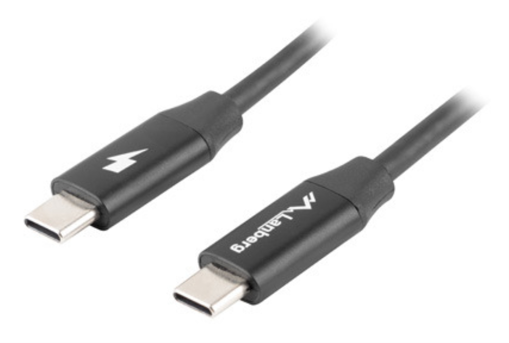 Lanberg CA-CMCM-40CU-0010-BK cable USB USB 2.0 1 m USB C Negro