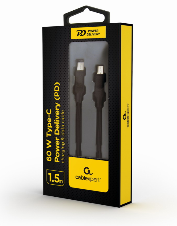 Gembird CC-USB2-CMCM60-1.5M cable USB USB 2.0 1,5 m USB C Negro