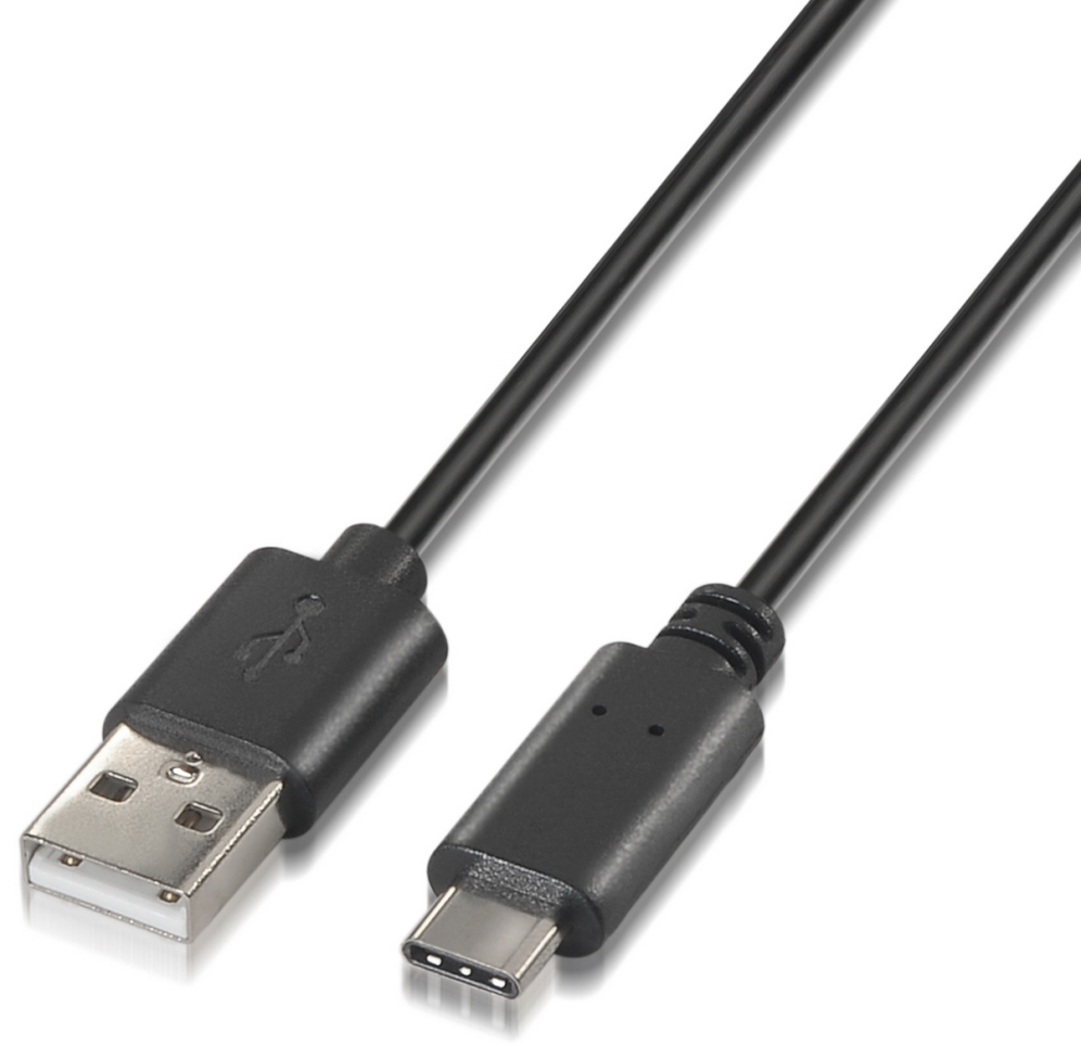AISENS A107-0050 cable USB USB 2.0 0,5 m USB A USB C Negro