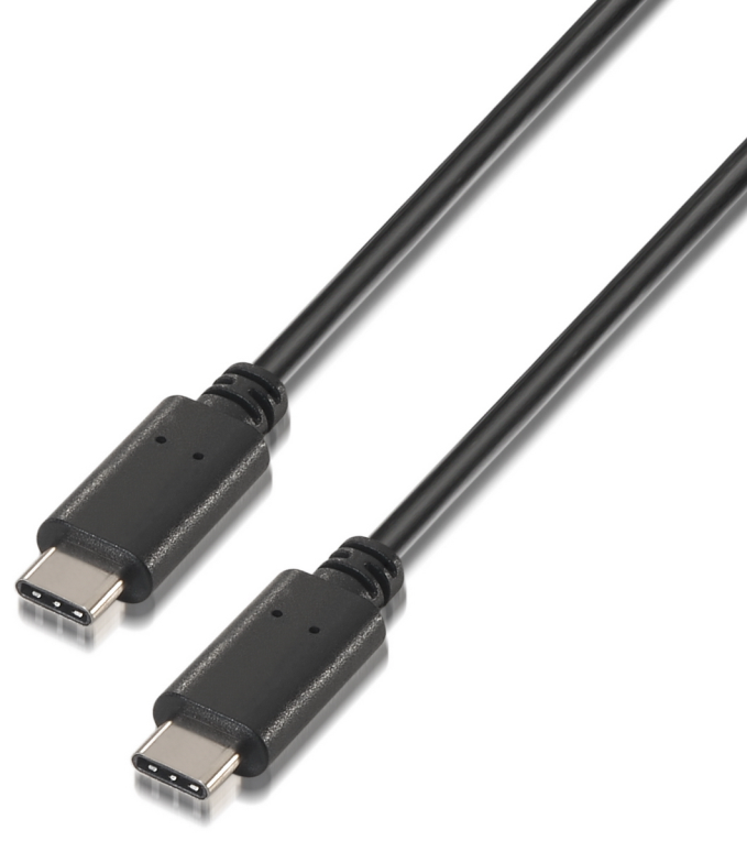 AISENS A107-0057 cable USB USB 2.0 2 m USB C 0,48 Gbit/s Negro