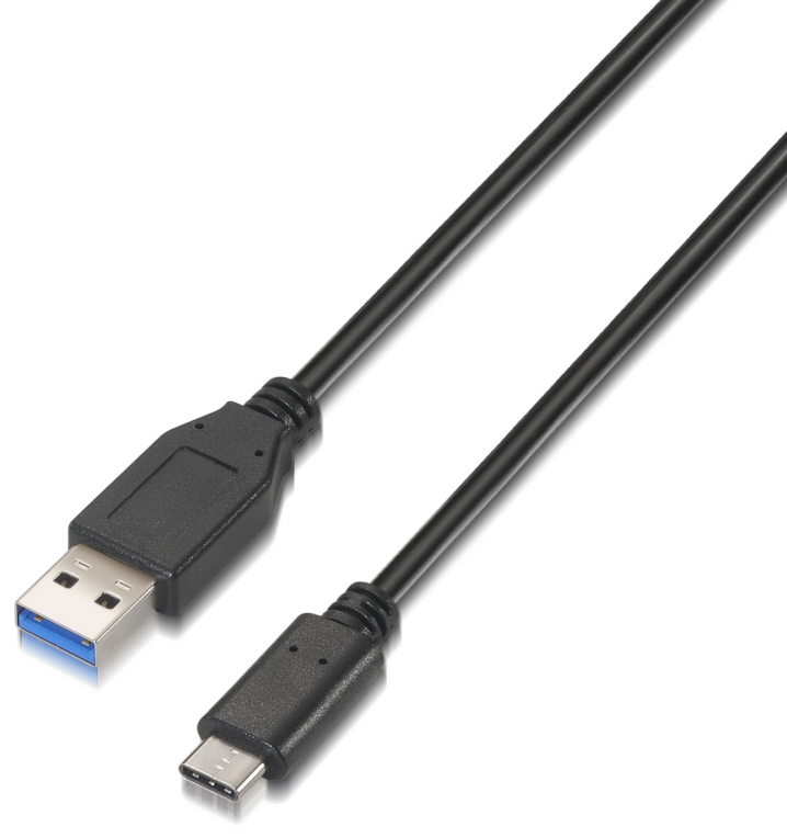 AISENS A107-0060 cable USB USB 3.2 Gen 2 (3.1 Gen 2) 1 m USB A USB C Negro