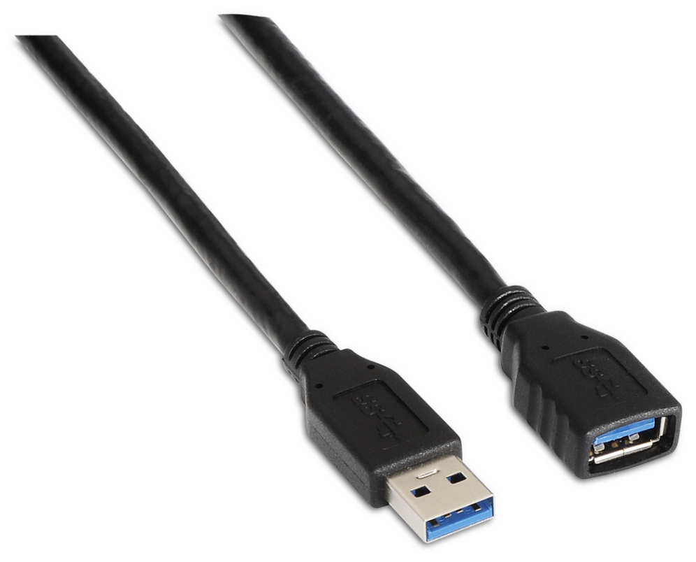 AISENS A105-0042 cable USB USB 3.2 Gen 1 (3.1 Gen 1) 2 m USB A 5 Gbit/s Negro