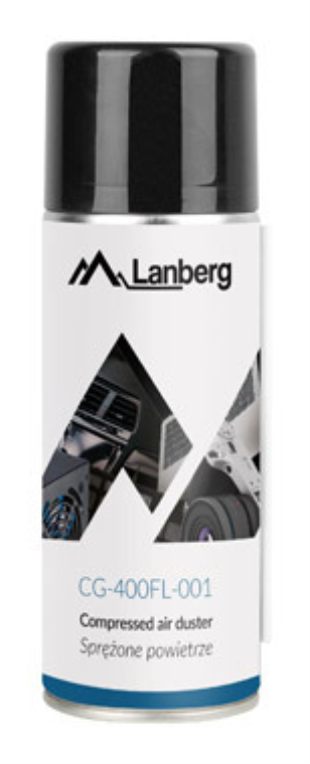 Lanberg CG-400FL-001 limpiador de aire comprimido 400 ml