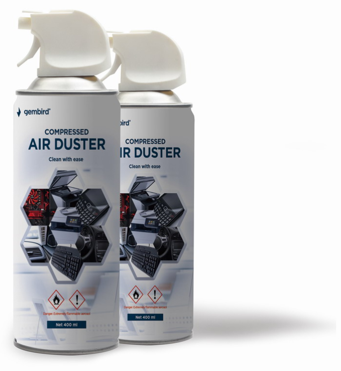 Gembird CK-CAD-FL400-01 limpiador de aire comprimido 400 ml