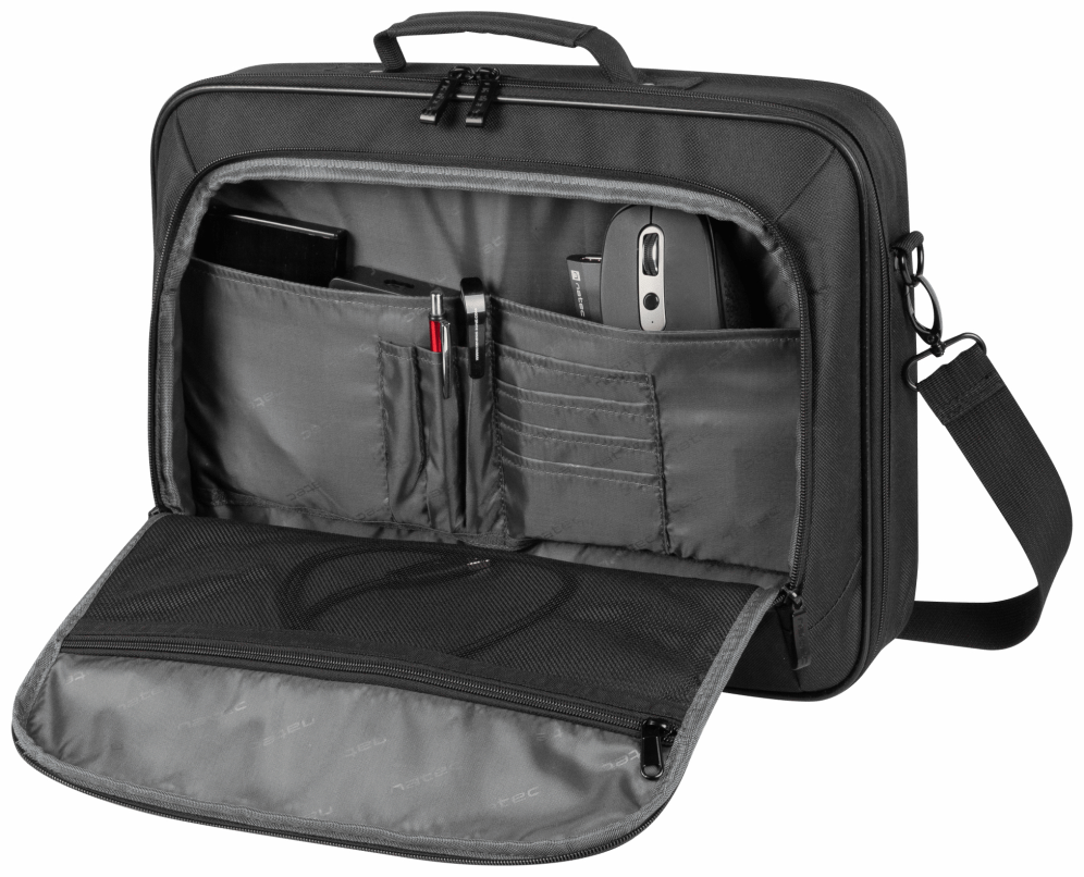 NATEC Boxer Lite 39,6 cm (15.6") Maletín Negro