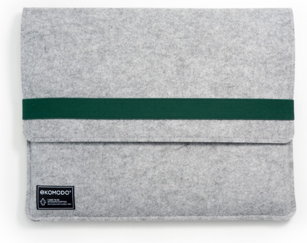 EKOMODO HR-014 maletines para portátil 38,1 cm (15") Funda Verde, Gris