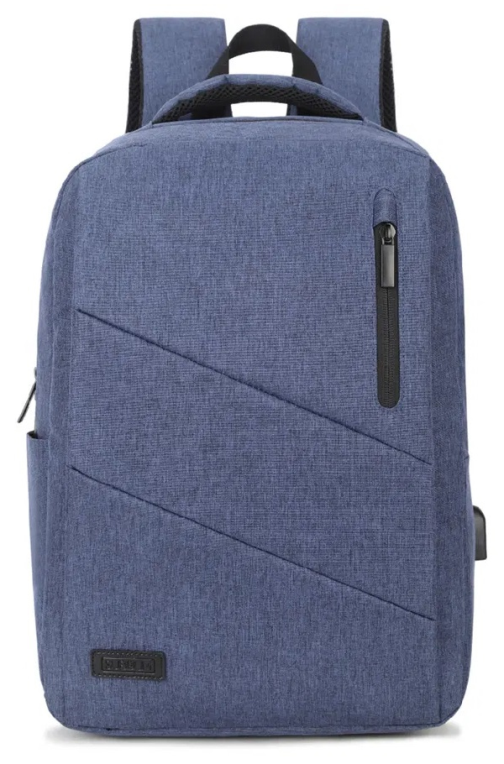 SUBBLIM City Backpack Mochila para portátil 15.6", Poliéster Oxford, Azul