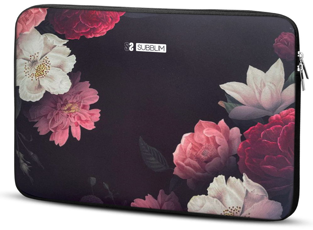 SUBBLIM Funda Ordenador Neopreno Trendy Sleeve Neo Flowers 15,6"