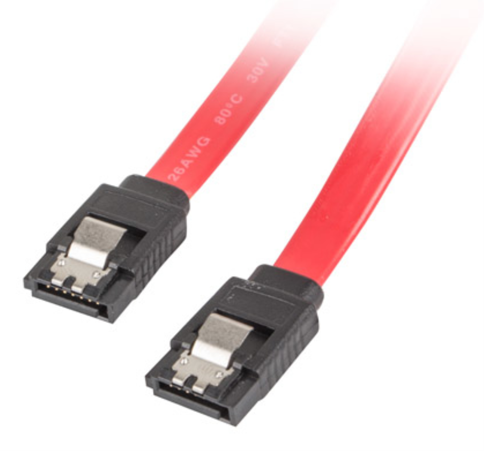 Lanberg CA-SASA-14CU-0050-R cable de SATA 0,5 m SATA 7-pin Rojo
