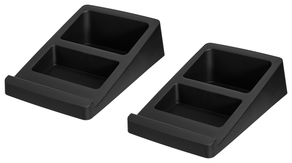 AISENS Soporte Universal De Sobremesa Para Altavoces, Negro