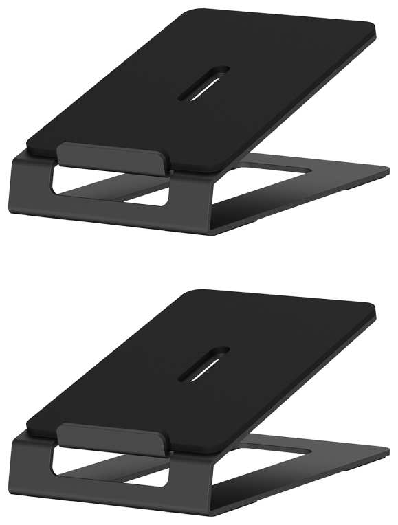 AISENS Soporte Universal De Sobremesa Para Altavoces, Negro