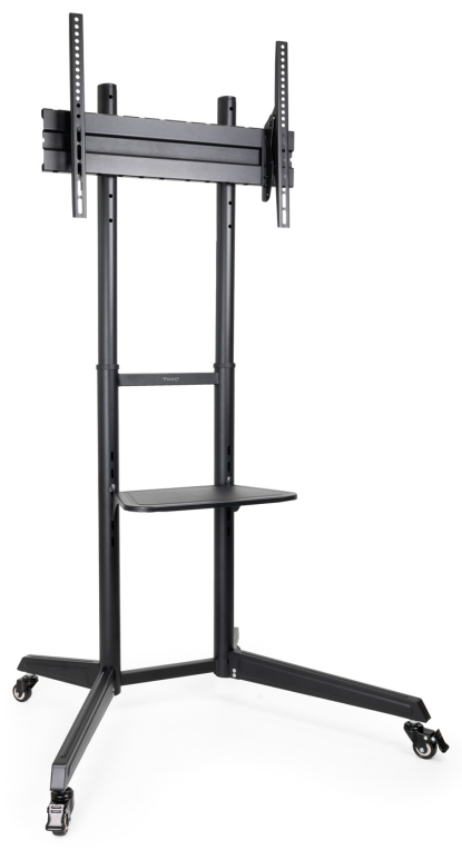 TooQ RAMSÉS Soporte de Suelo con Ruedas para Pantallas 37"- 70", Negro