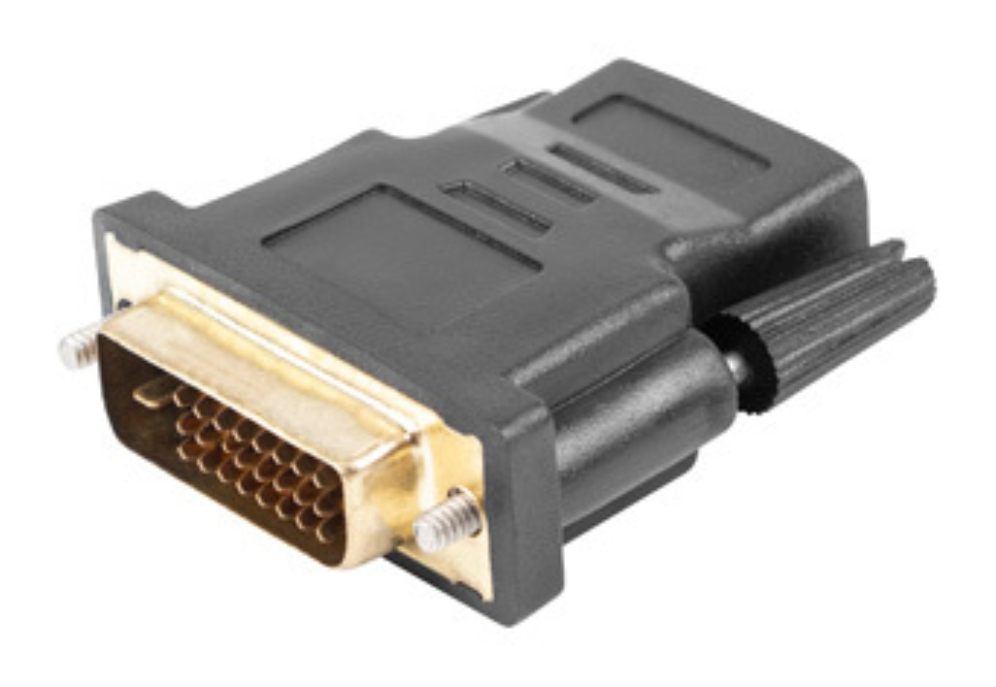 Lanberg AD-0010-BK cambiador de género para cable HDMI DVI-D Negro