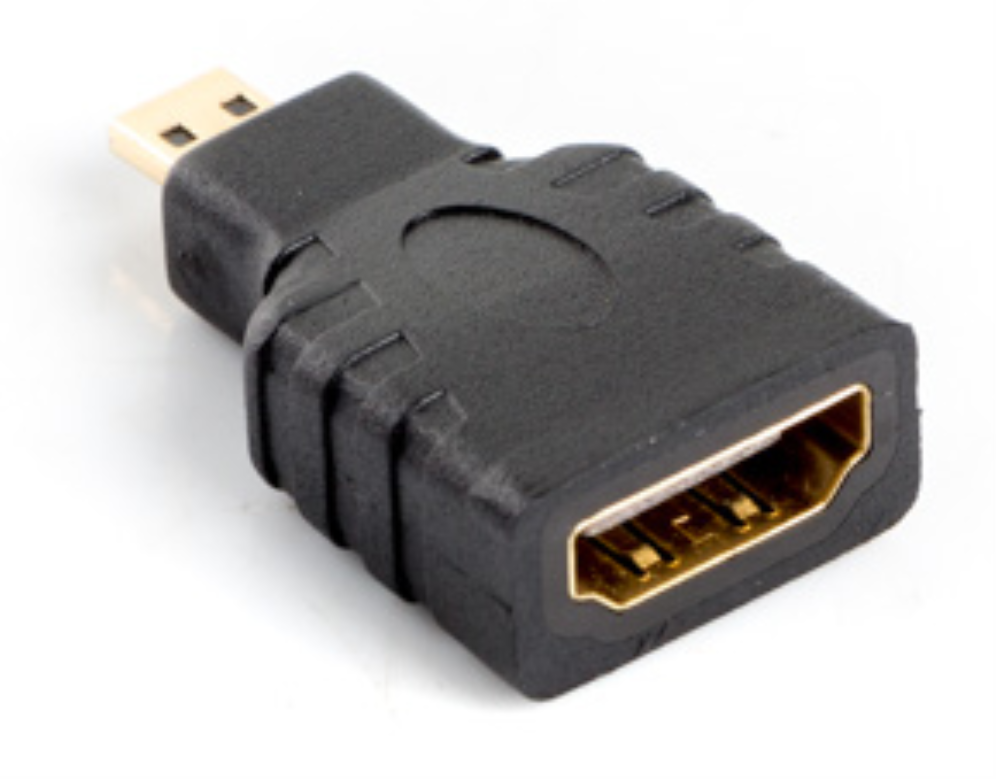 Lanberg AD-0015-BK cambiador de género para cable HDMI Micro HDMI Negro