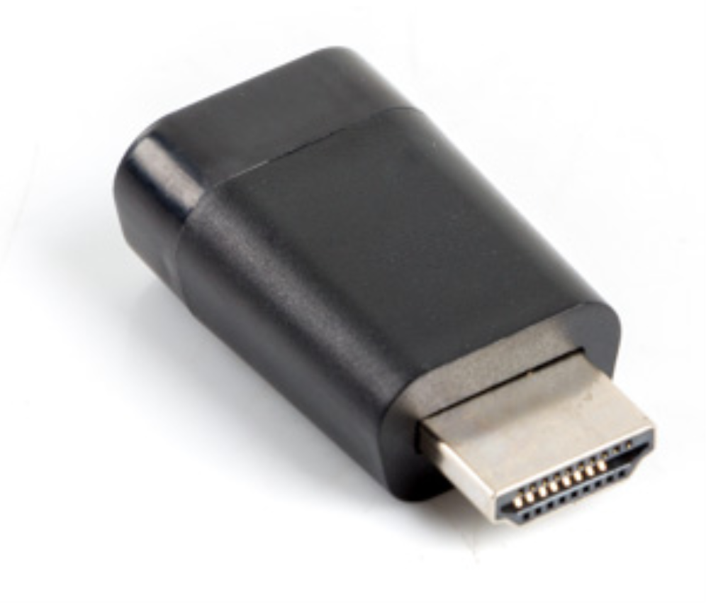 Lanberg AD-0016-BK cambiador de género para cable VGA HDMI Negro