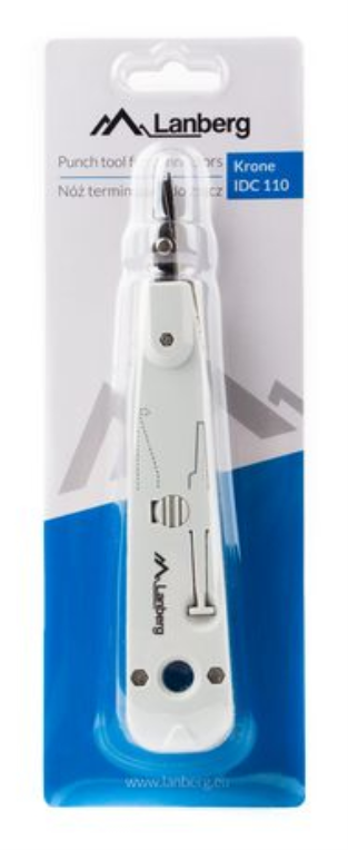 Lanberg NT-0001 crimpadora Herramienta de inserción Blanco