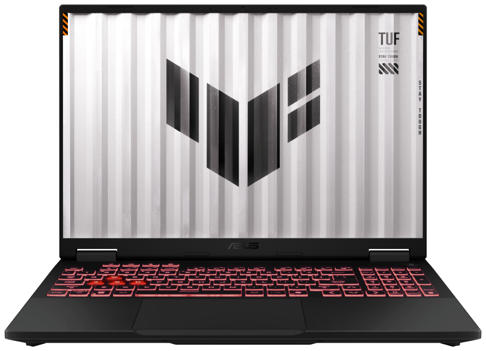 ASUS TUF Gaming A16 TUF608UM-RV041 - Ordenador Portátil Gaming de 16" WUXGA 165Hz (AMD Ryzen 7 260, 16GB RAM, 1TB SSD, NVIDIA RTX 5060 8GB, Sin Sistema Operativo) Gris Jager - Teclado QWERTY español