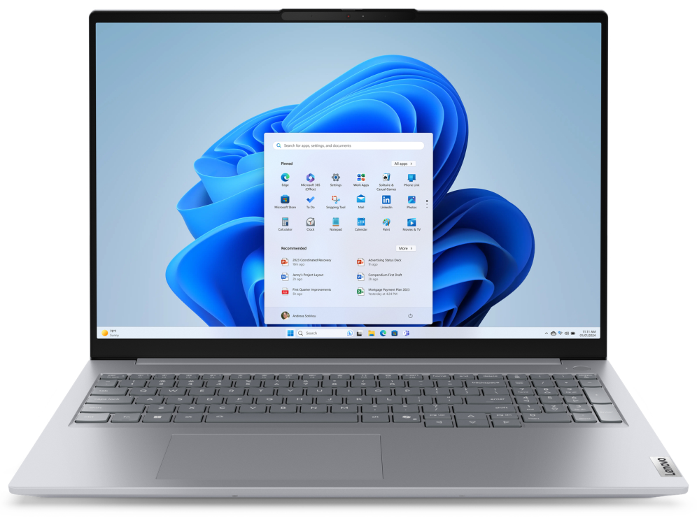 Lenovo ThinkBook 16 G8 IAL Intel Core Ultra 5 225U Portátil 40,6 cm (16") WUXGA 16 GB DDR5-SDRAM 512 GB SSD Wi-Fi 6E (802.11ax) Windows 11 Pro Español Gris