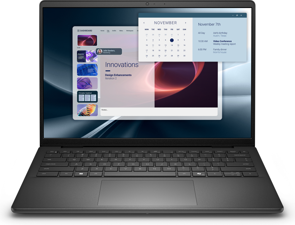 DELL Pro 14 Essential PV14255 AMD Ryzen™ 7 PRO 250 Portátil 35,6 cm (14") Full HD+ 16 GB DDR5-SDRAM 512 GB SSD Wi-Fi 6 (802.11ax) Windows 11 Pro Español Negro