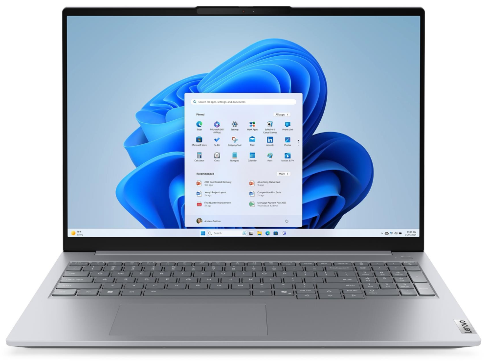 Lenovo ThinkBook 16 G9 IRL Intel Core 5 210H Portátil 40,6 cm (16") WUXGA 16 GB DDR5-SDRAM 512 GB SSD Wi-Fi 7 (802.11be) Windows 11 Pro Gris Español