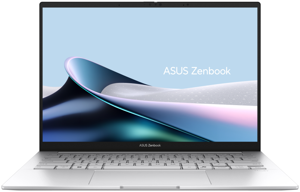 ASUS Zenbook 14 OLED UX3405CA-QD1244 - Ordenador Portátil 14" WUXGA (Intel Core Ultra 7 255H, 16GB RAM, 512GB SSD, Arc 140T, Sin Sistema Operativo) Niebla Plateada - Teclado QWERTY español