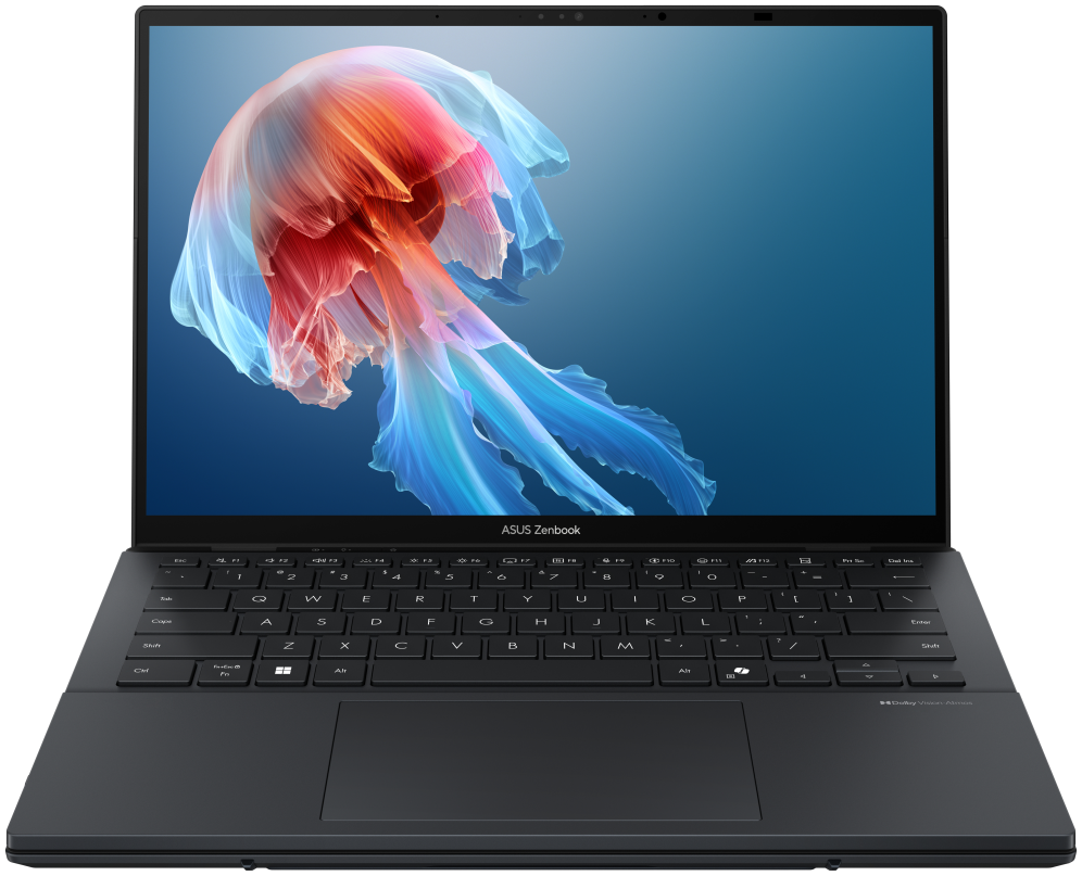 ASUS Zenbook Duo OLED UX8406CA-QL336W - Ordenador Portátil 14" WUXGA (Intel Core Ultra 7 255H, 32GB RAM, 1TB SSD, Arc 140T, Windows 11 Home) Gris Tintero - Teclado QWERTY español