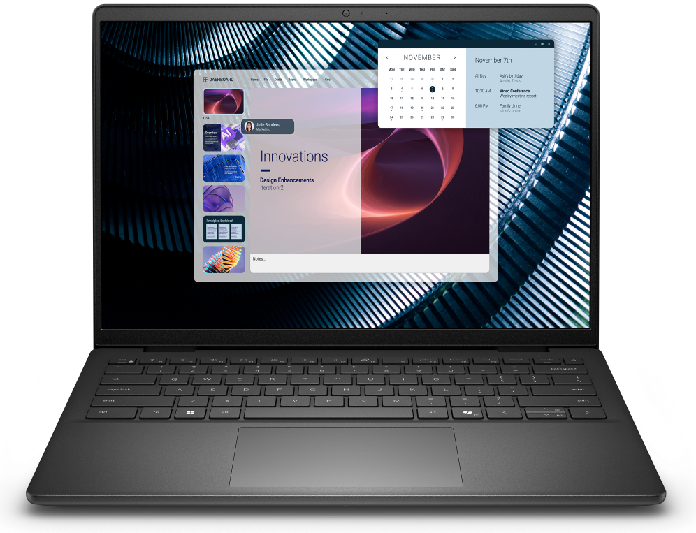 DELL Pro 14 Essential PV14250 Intel Core 7 150U Portátil 35,6 cm (14") Full HD+ 16 GB DDR5-SDRAM 1 TB SSD Wi-Fi 6 (802.11ax) Windows 11 Pro Español Negro