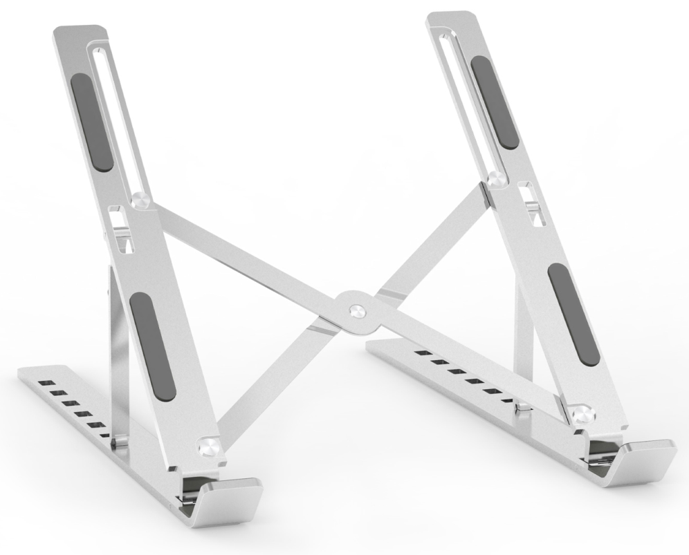 AISENS Soporte de Sobremesa Ajustable para Portatil / Tablet, Plata