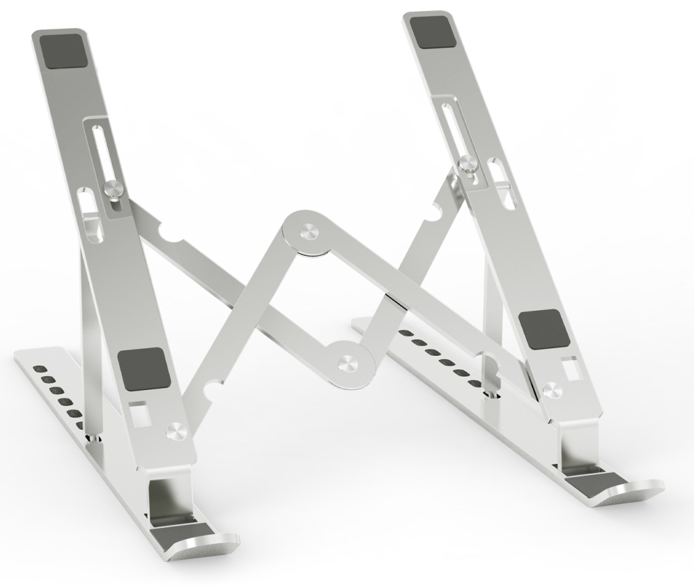 AISENS Soporte de Sobremesa Ajustable para Portatil / Tablet, Plata