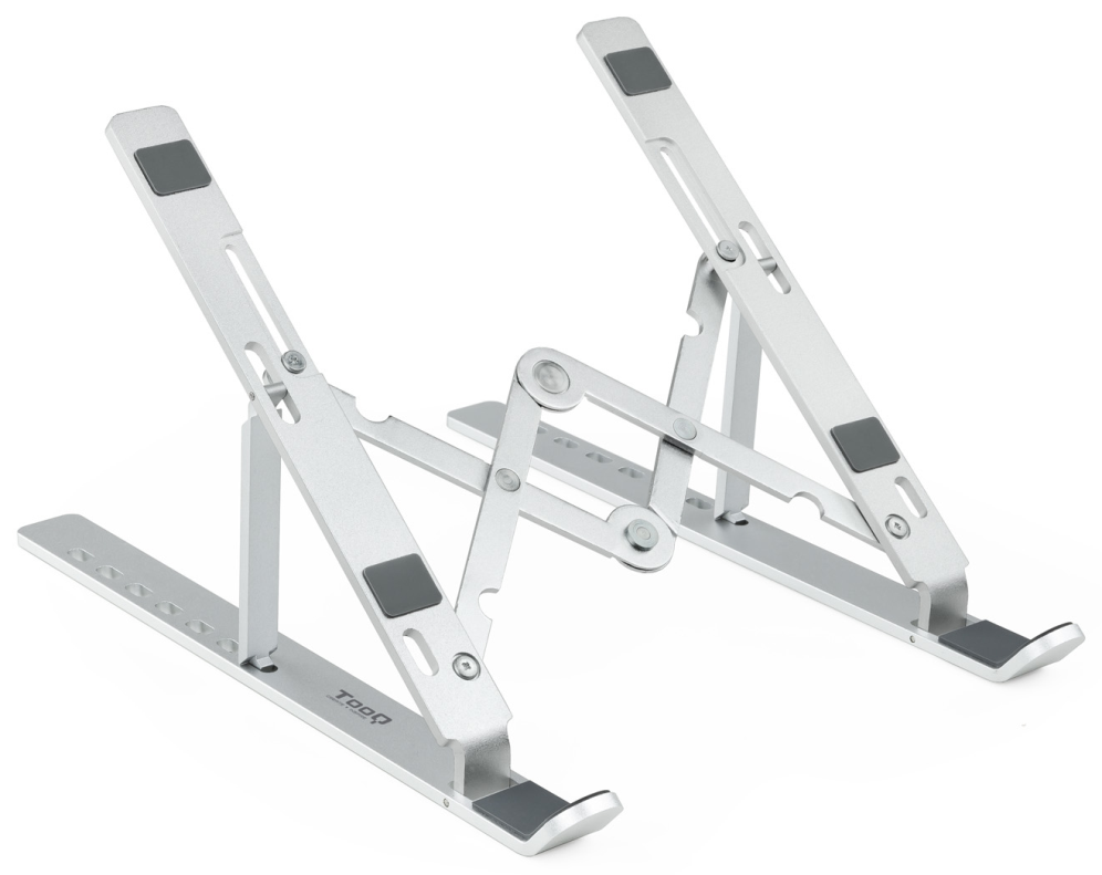 TooQ TQLRS0033-AL soporte para ordenador portátil Soporte para ordenador portátil y tableta Plata 38,1 cm (15")