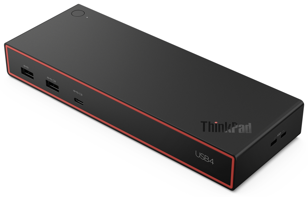 Lenovo ThinkPad USB4 Dock 5000 Alámbrico Thunderbolt 4 Negro