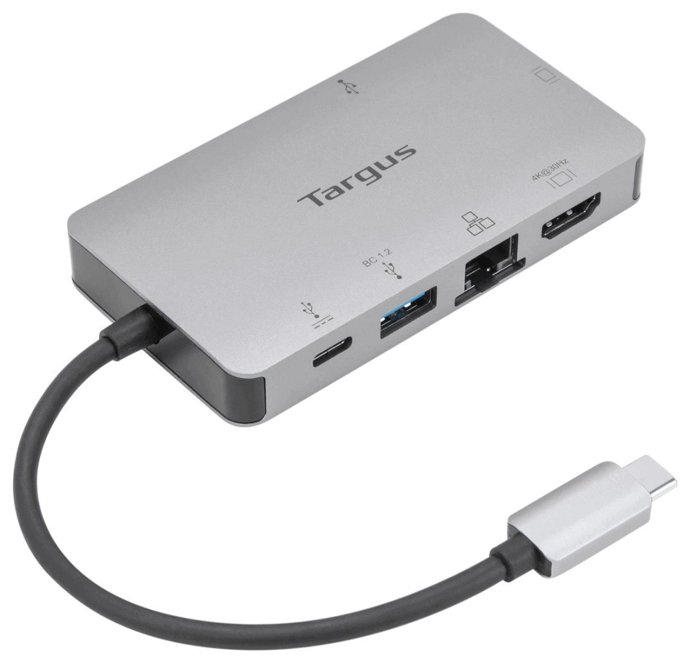 Targus DOCK419 Alámbrico USB 3.2 Gen 1 (3.1 Gen 1) Type-C Gris