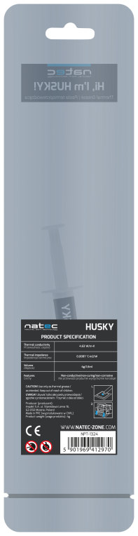 NATEC Husky compuesto disipador de calor 4,63 W/m·K 4 g