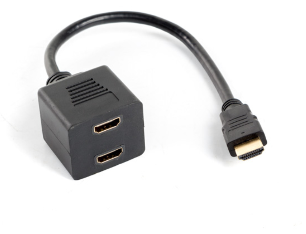 Lanberg AD-0019-BK divisor de video HDMI 2x HDMI