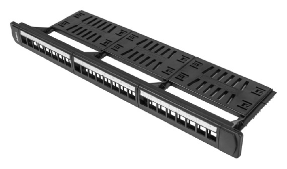 Lanberg PPKS-1124-B panel de parcheo 1U