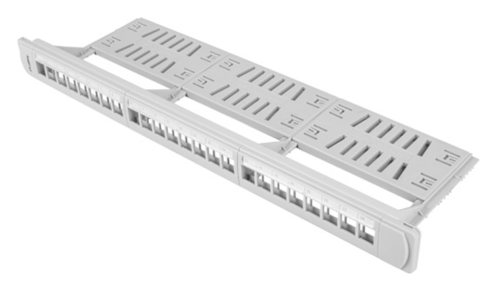 Lanberg PPKS-1124-S panel de parcheo 1U