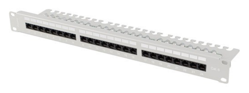 Lanberg PPU6-1124-S panel de parcheo 1U