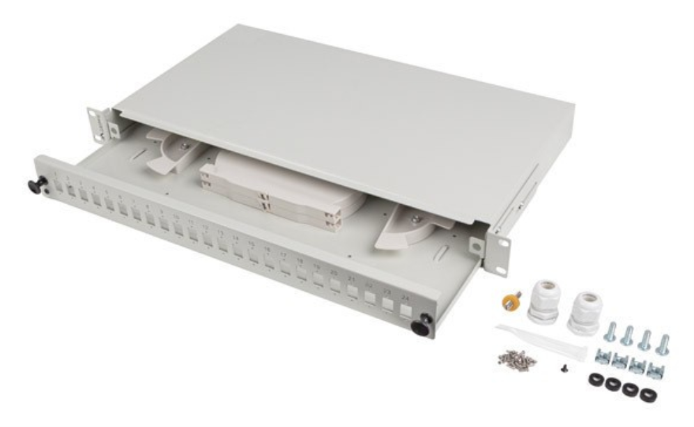 Lanberg FOP1-24SS-LDS panel de parcheo 1U
